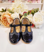 Load image into Gallery viewer, Bonney Navy T-Bar Shoes