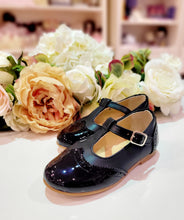 Load image into Gallery viewer, Bonney Navy T-Bar Shoes