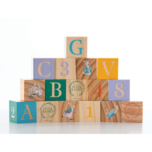 Load image into Gallery viewer, Peter Rabbit Wooden Learning Blocks
