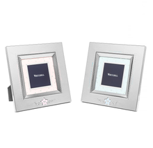 Load image into Gallery viewer, Photo Frame - Silver with Star 21cm