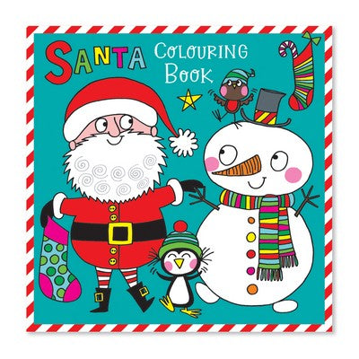 Christmas Colouring Book Santa & Snowman