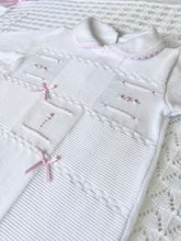 Load image into Gallery viewer, Roses Knit Footie
