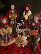Load image into Gallery viewer, Carolling Family of 4
