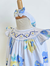 Load image into Gallery viewer, Amara Smocked Bishop Gown
