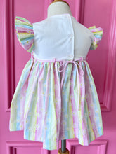 Load image into Gallery viewer, Rainbow Smocked Dress
