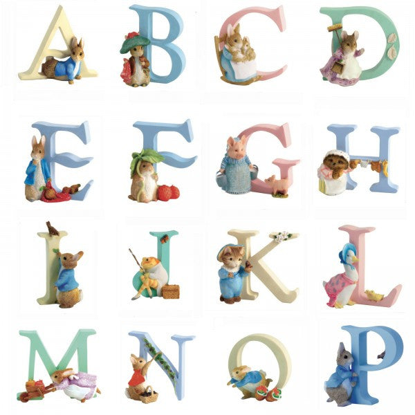 Beatrix Potter Alphabet Initials