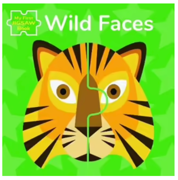Wild Faces Puzzle Book