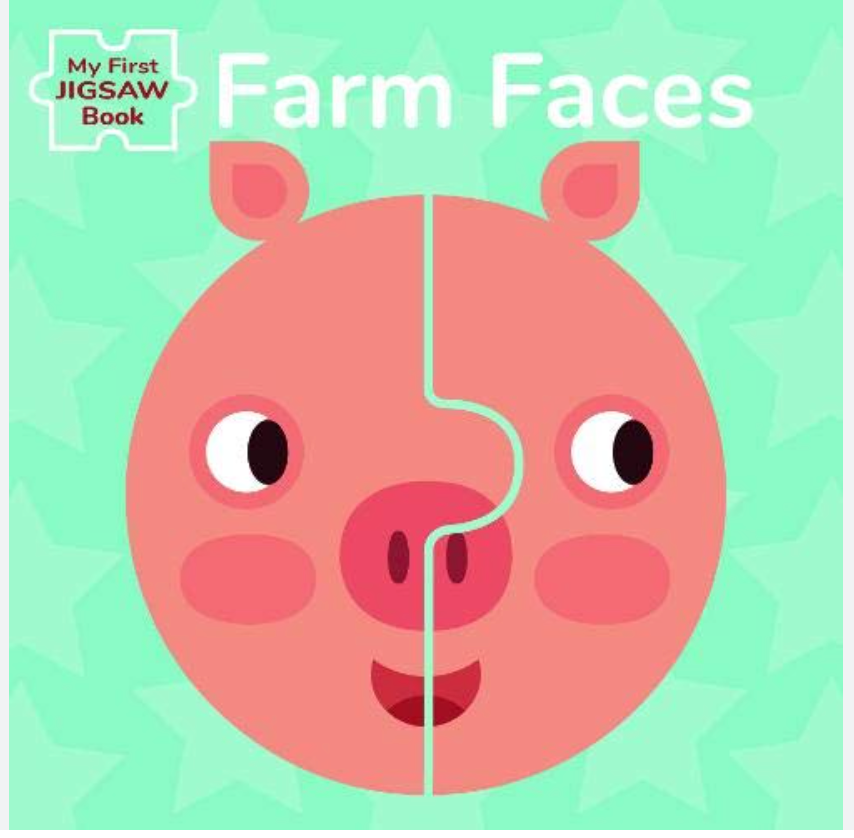 Farm Faces Puzzle Book