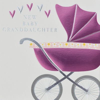 New Baby Granddaughter Girl Card