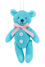 Load image into Gallery viewer, Teddy Ornament Blue
