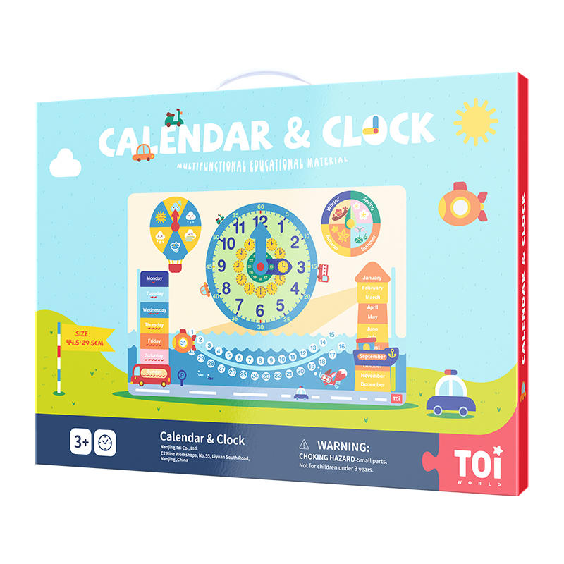 Calendar & Clock Educational Chart