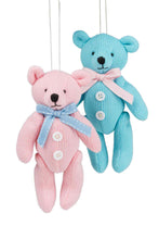 Load image into Gallery viewer, Teddy Ornament Blue
