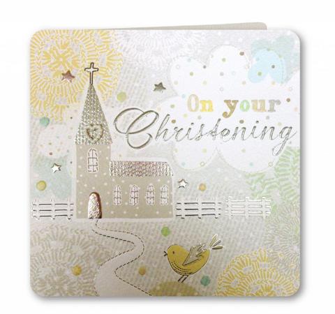On Your Christening Card