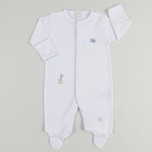 Load image into Gallery viewer, Baby Jungle Blue Footie
