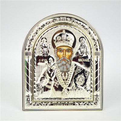 Silver St. Nicholas  Icon