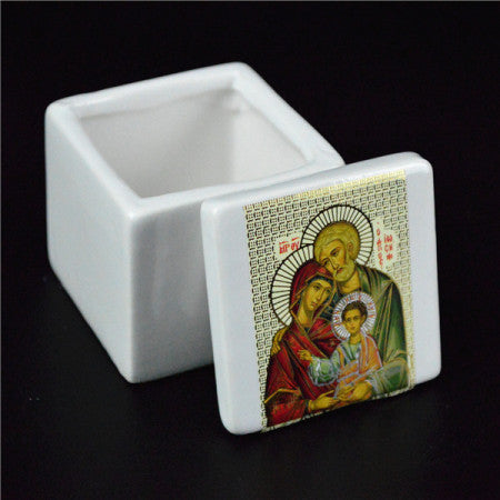 Holy Family Ceramic Box