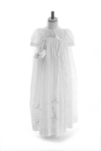 Load image into Gallery viewer, Bonney Linen Pink Emb Christening Robe
