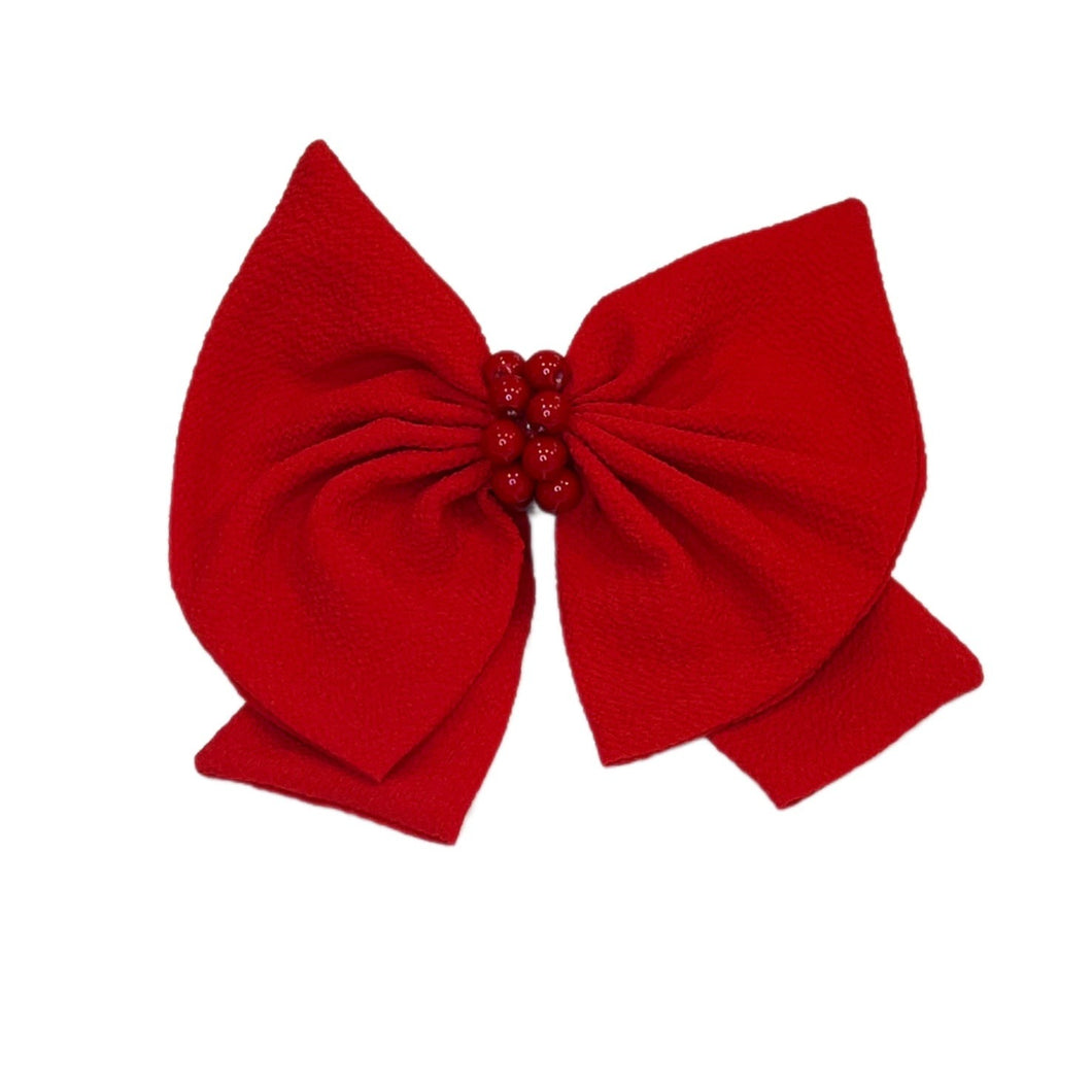 Red Floppy Bow