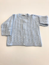 Load image into Gallery viewer, Cable Knit Cardigan Blue
